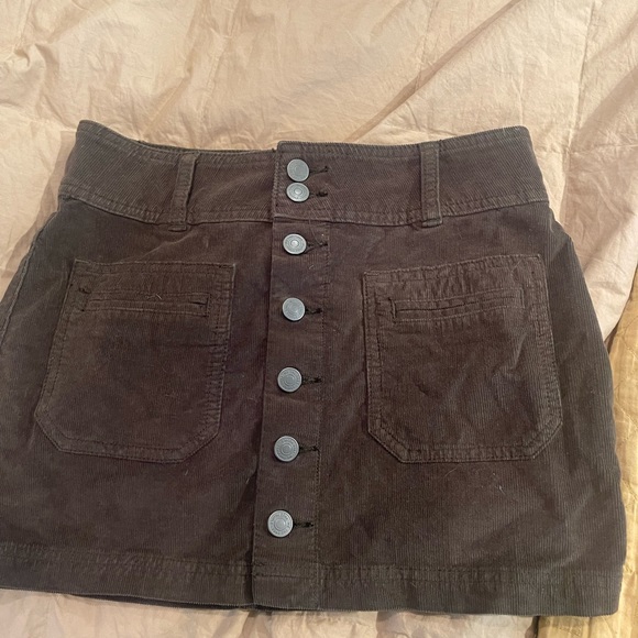 We The Free Brown Corduroy Mini Skirt - Picture 9 of 10